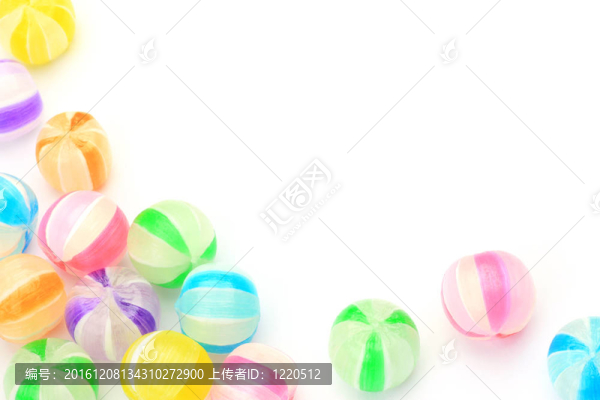 五顏六色的糖果