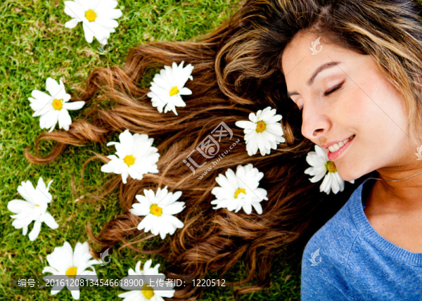 花園里的女人