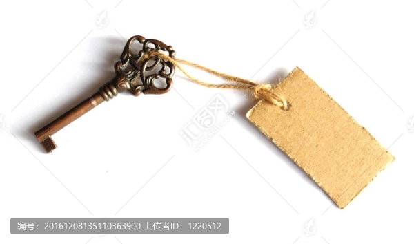 帶空白標(biāo)簽的鑰匙