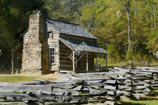 小木屋；Cades,Cove；大煙山國家公園