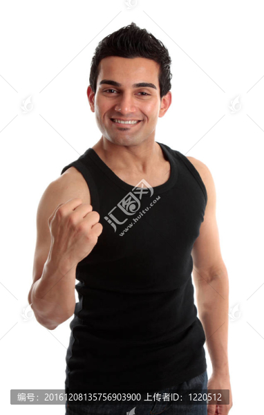 微笑男人成功拳