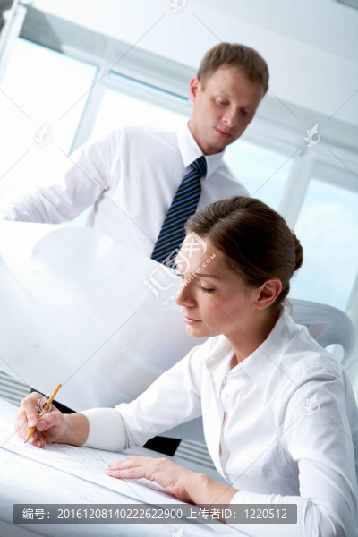 工作的女人