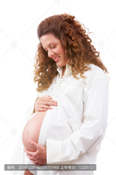 懷孕的女