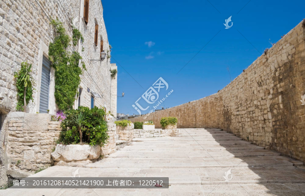 Giovinazzo舊城區(qū)。Apulia。