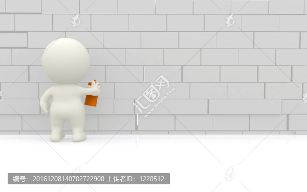 3D人準(zhǔn)備噴霧