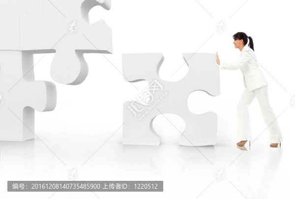 亞洲商業(yè)女性拼圖
