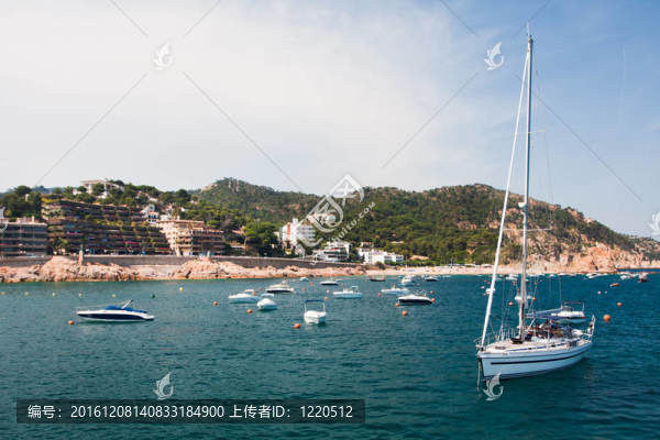 海港游艇。布拉瓦海岸