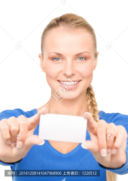 快樂女人帶名片
