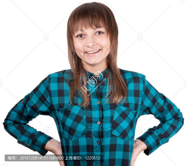 年輕漂亮女孩肖像