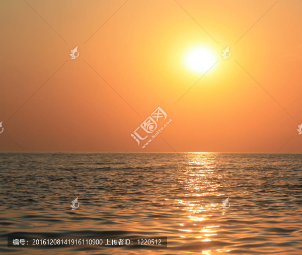 海上日落
