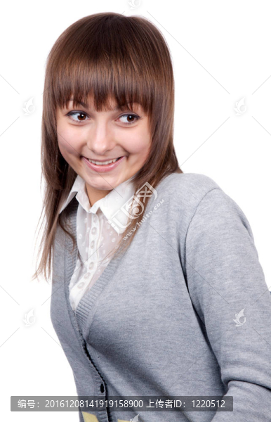 年輕漂亮女孩肖像