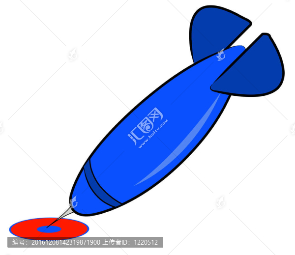 藍(lán)鏢擊中紅色和藍(lán)色的靶心