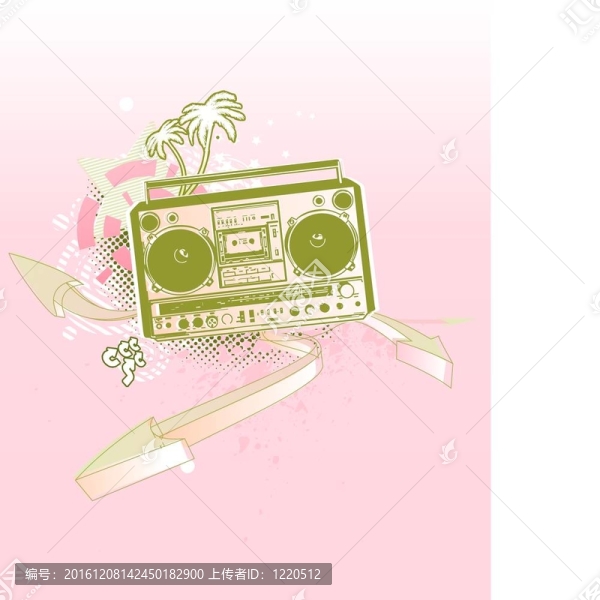 音樂垃圾背景