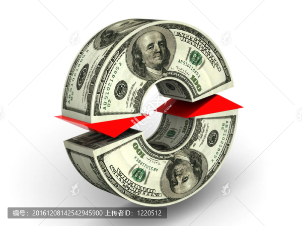 貨幣兌換。美元