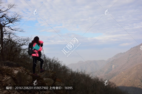 登山者,眺望