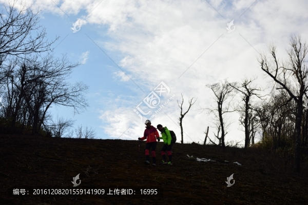 登山者,徒步者