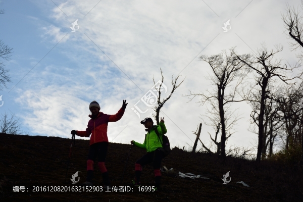 登山者,戶外