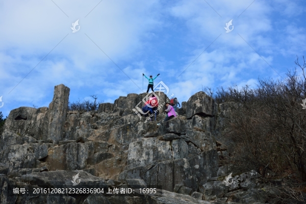 登山者,徒步者