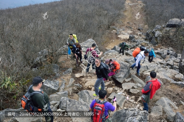 登山者,戶外