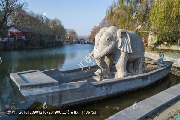 曹沖稱(chēng)象雕塑