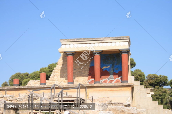 舊宮遺址在Knossos