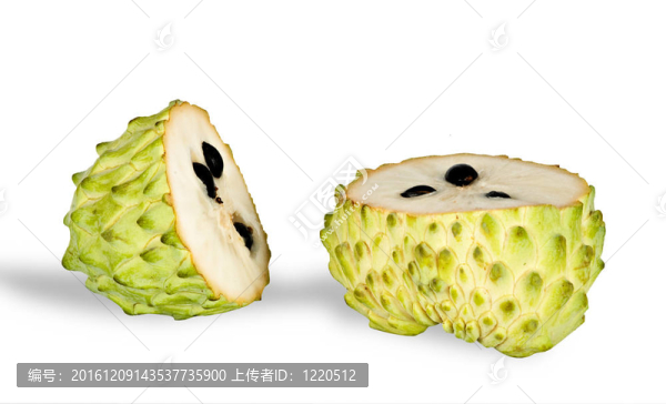 番荔枝節(jié)孤立在白色背景