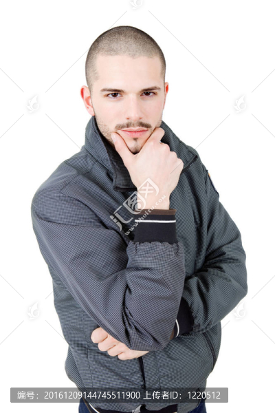 年輕的隨便的人