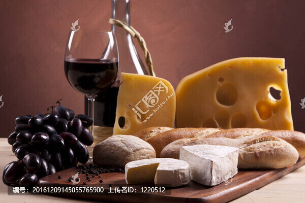 奶酪和葡萄酒組合物