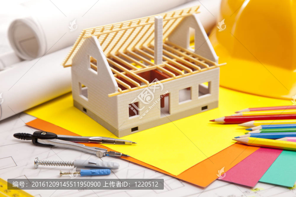 在圖紙上建造工具