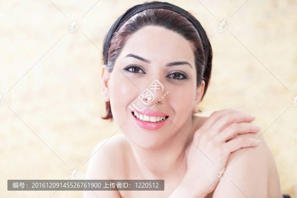女人在SPA