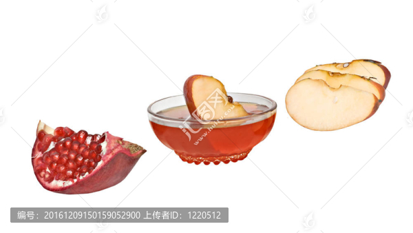 蜂蜜、蘋果和石榴