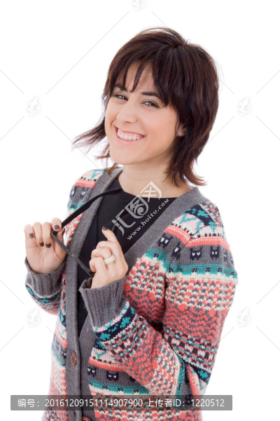 快樂的美麗女人