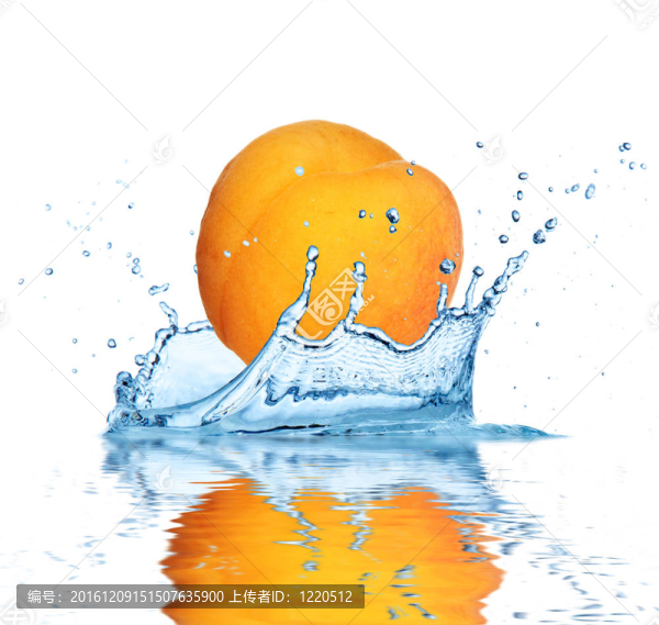 果實(shí)落入水中