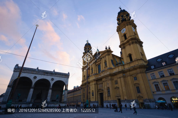 theatine教堂和Feldherrnhalle