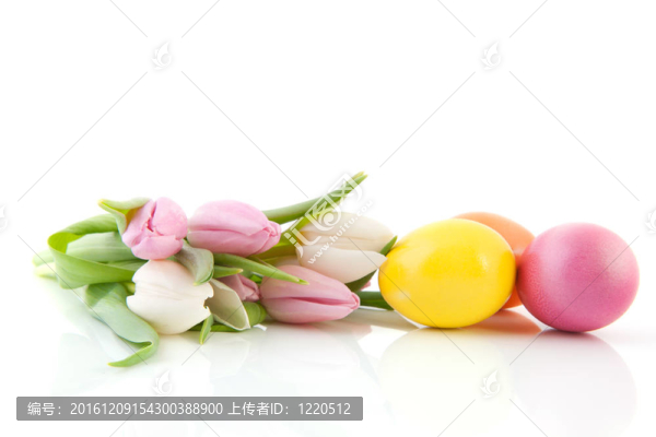 復(fù)活節(jié)彩蛋和郁金香
