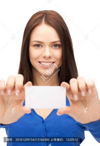 帶名片的女人