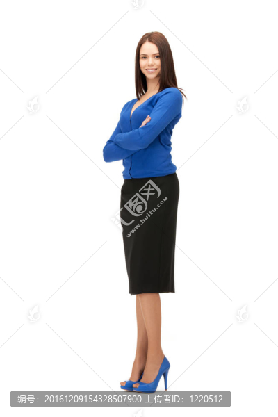 快樂微笑的女人