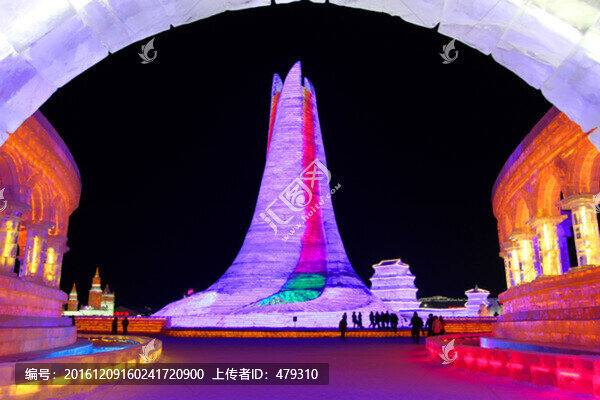 冰雕,冬天,雕塑
