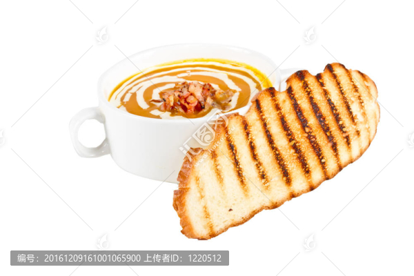 培根培根南瓜湯