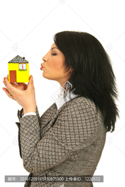 商業(yè)女性接吻迷你屋