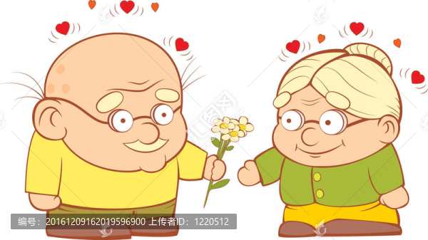 戀愛中的一對老夫妻