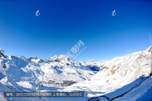 冬下高山