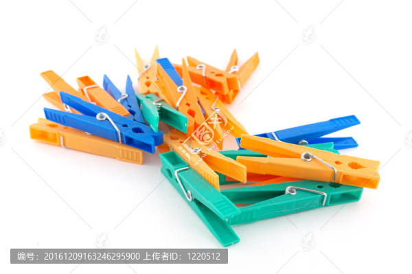 彩色衣夾