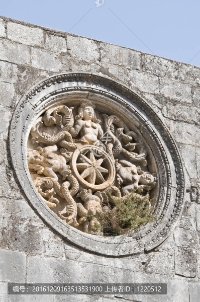 東巴地旋轉(zhuǎn)。Monte,Sant,Angelo。普利亞。意大利.