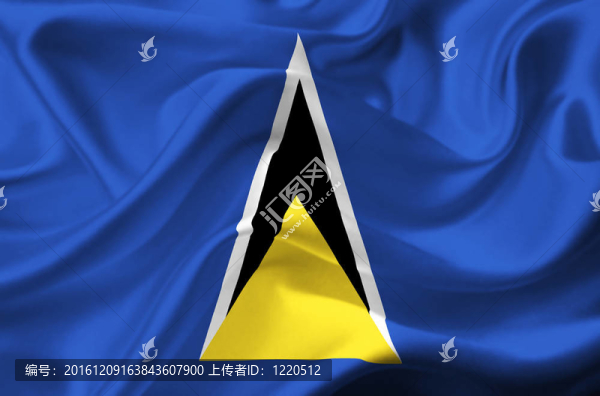 Saint,Lucia揮舞旗
