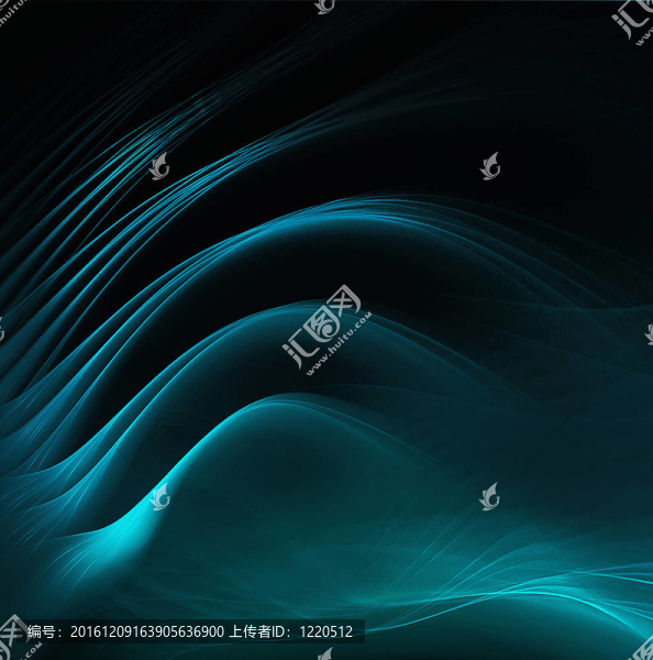 藍(lán)色的波浪