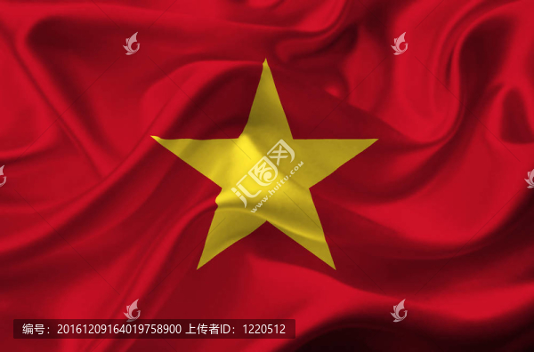 越南飄揚(yáng)的旗幟