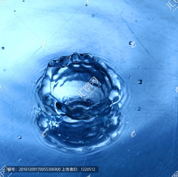 飛濺的水