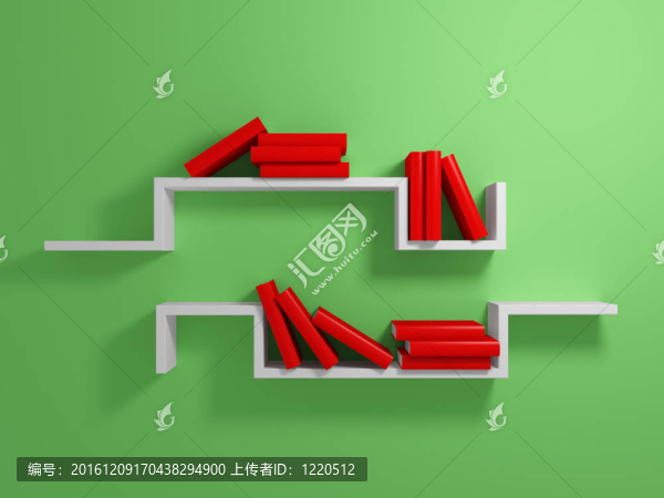 白色的書架