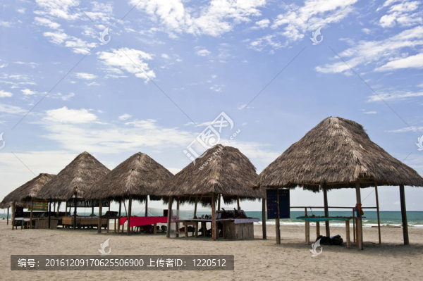 在Monpiche的海灘小屋